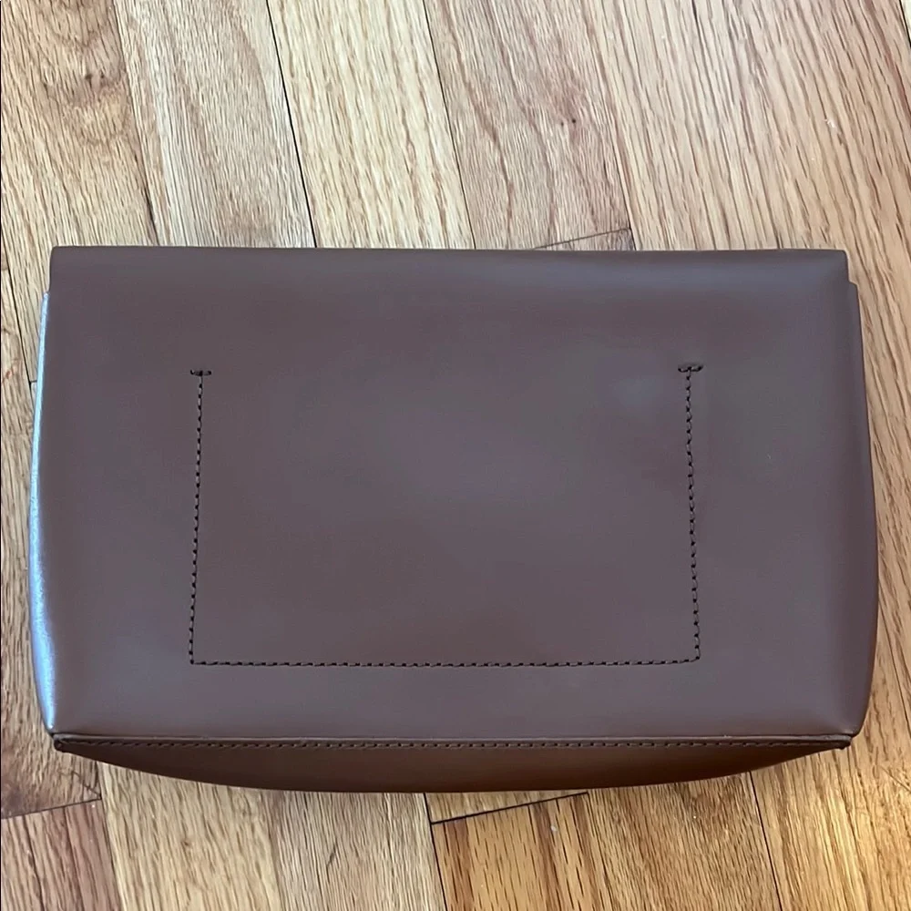 Brown Leather Clutch - Picture 3 of 4